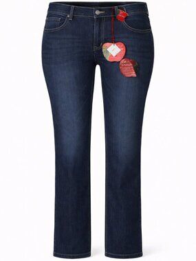 NWT GOGO STAR Perfect Fit Lift Contour Medium Wash Ankle Jeans Plus Size 22